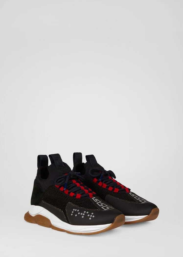 MEN VERSACE CROSS CHAINER SNEAKERS
