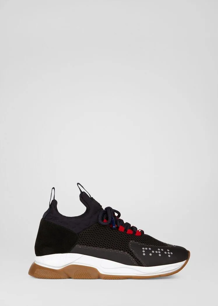 MEN VERSACE CROSS CHAINER SNEAKERS