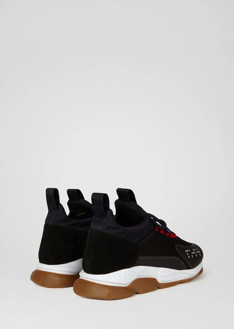 MEN VERSACE CROSS CHAINER SNEAKERS