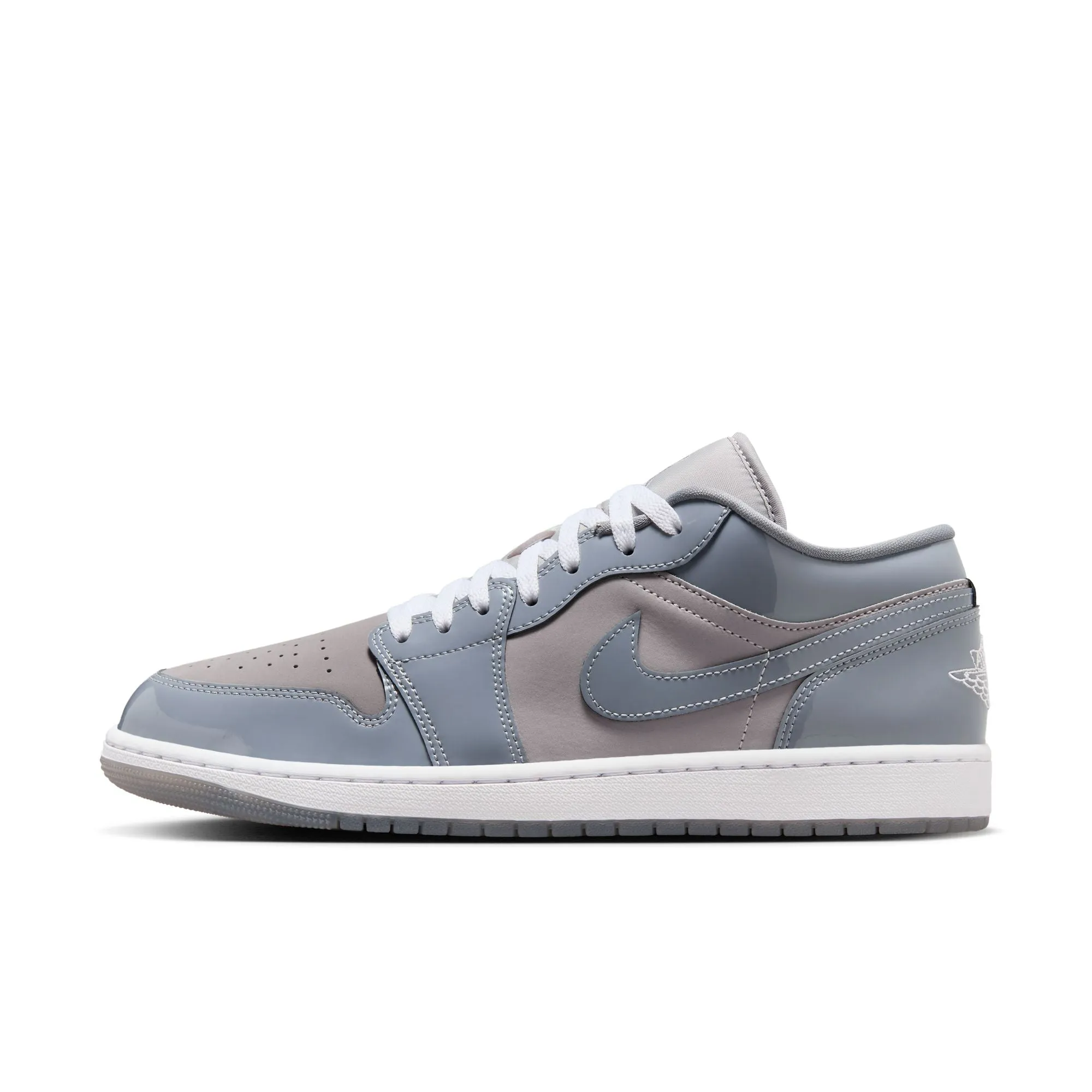 MEN'S AIR JORDAN 1 LOW 'PATENT COOL GREY' HF3148-011