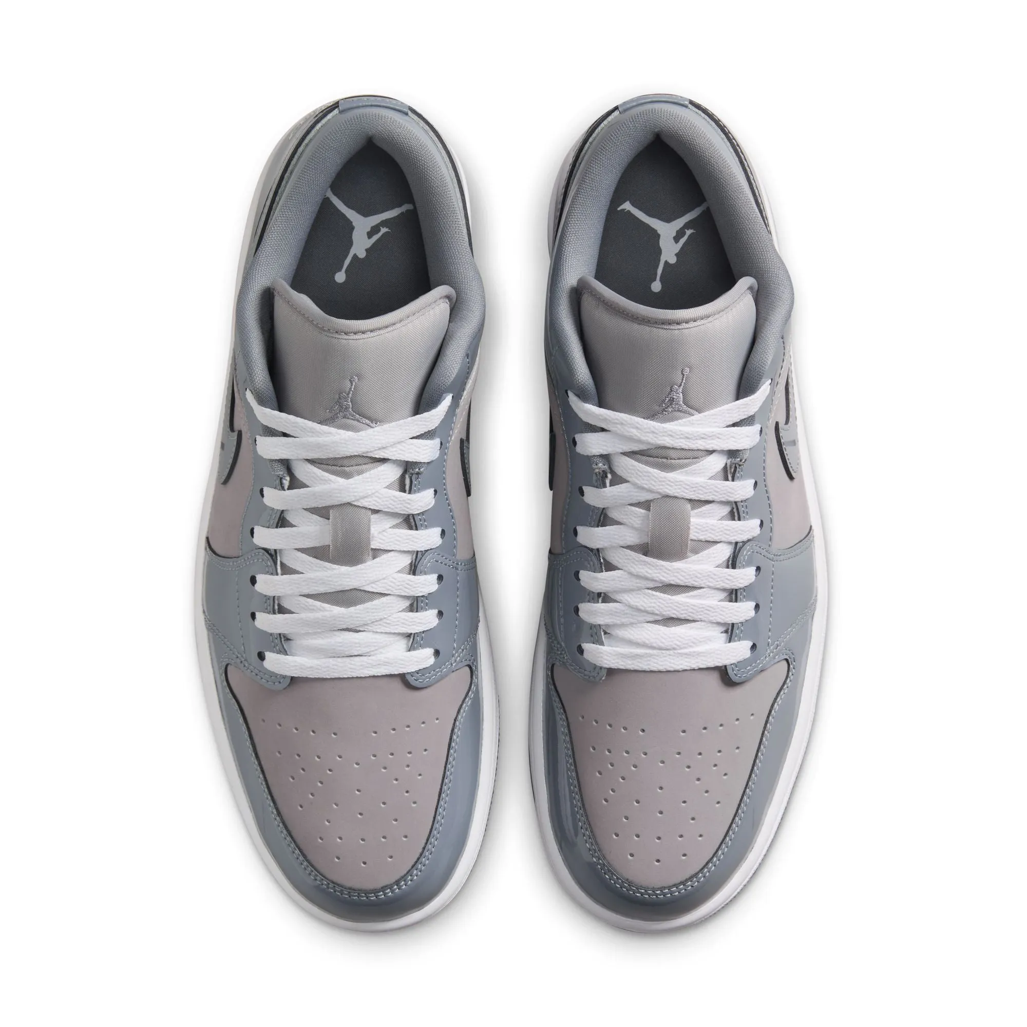 MEN'S AIR JORDAN 1 LOW 'PATENT COOL GREY' HF3148-011