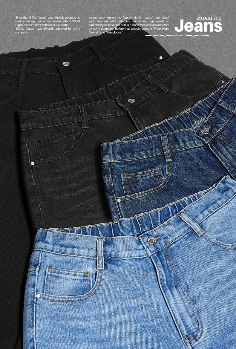 Men's Baggy Jeans Y2k Hip Hop Skater Jeans Vintage Dance Skateboard Pants Loose Fit Denim Jeans