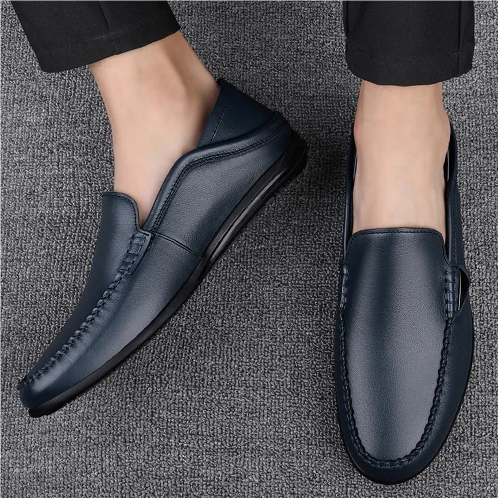 Men's Boardroom Half Loafers Shoes Breathable Slip On Comfortable Driving Style Casual Events Business Outdoors Wedding