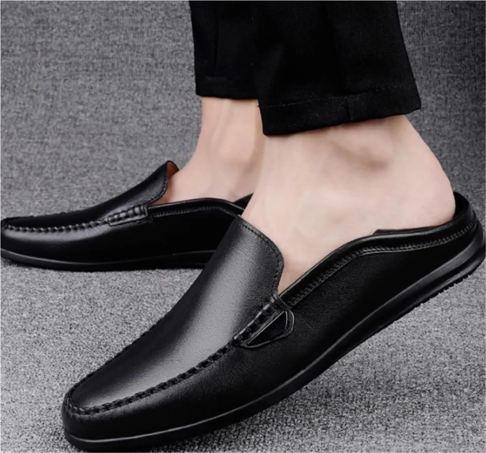 Men's Boardroom Half Loafers Shoes Breathable Slip On Comfortable Driving Style Casual Events Business Outdoors Wedding