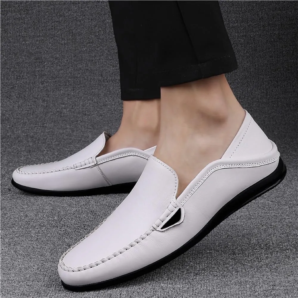 Men's Boardroom Half Loafers Shoes Breathable Slip On Comfortable Driving Style Casual Events Business Outdoors Wedding
