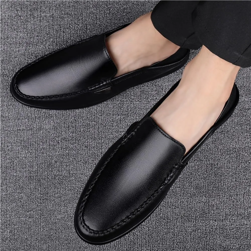 Men's Boardroom Half Loafers Shoes Breathable Slip On Comfortable Driving Style Casual Events Business Outdoors Wedding
