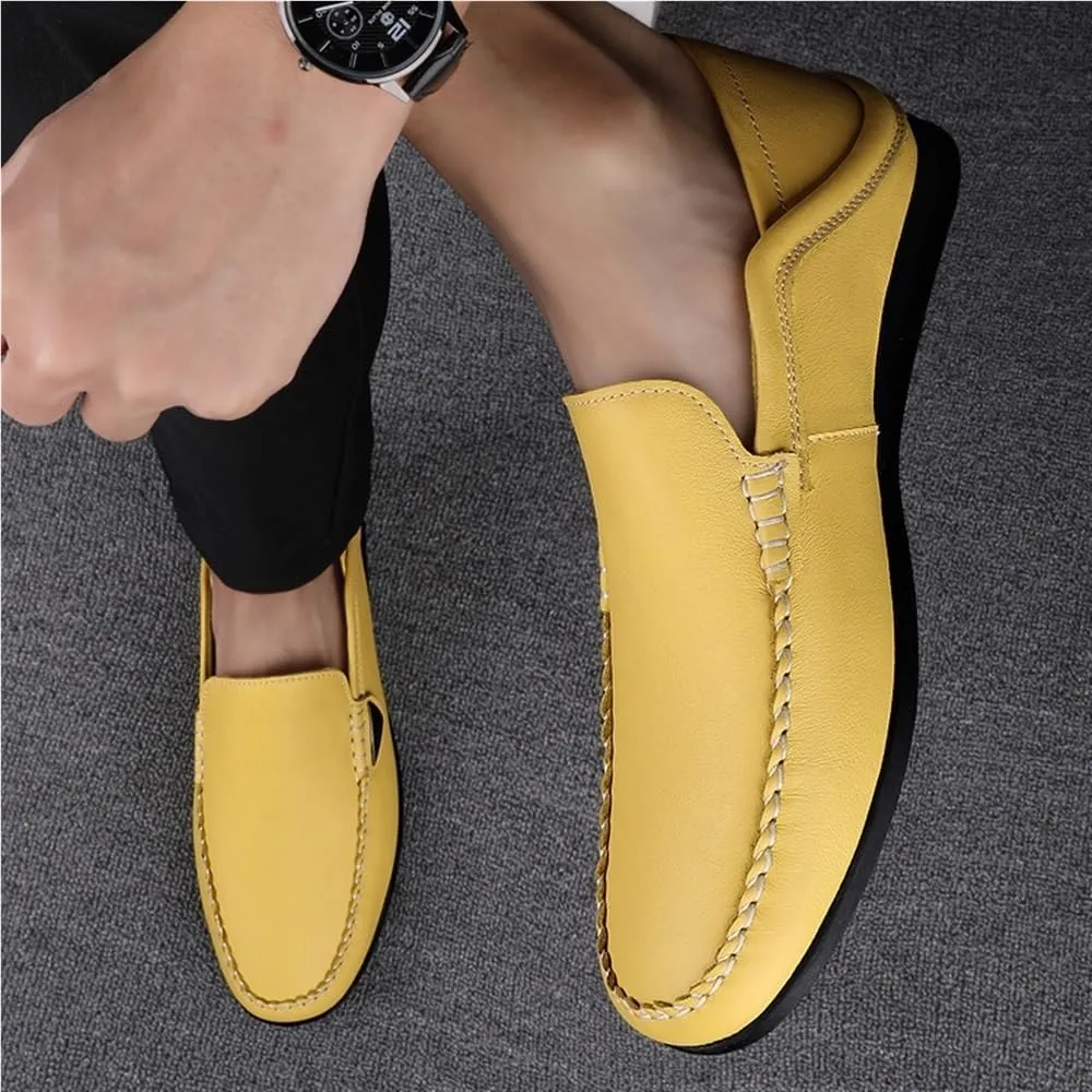 Men's Boardroom Half Loafers Shoes Breathable Slip On Comfortable Driving Style Casual Events Business Outdoors Wedding