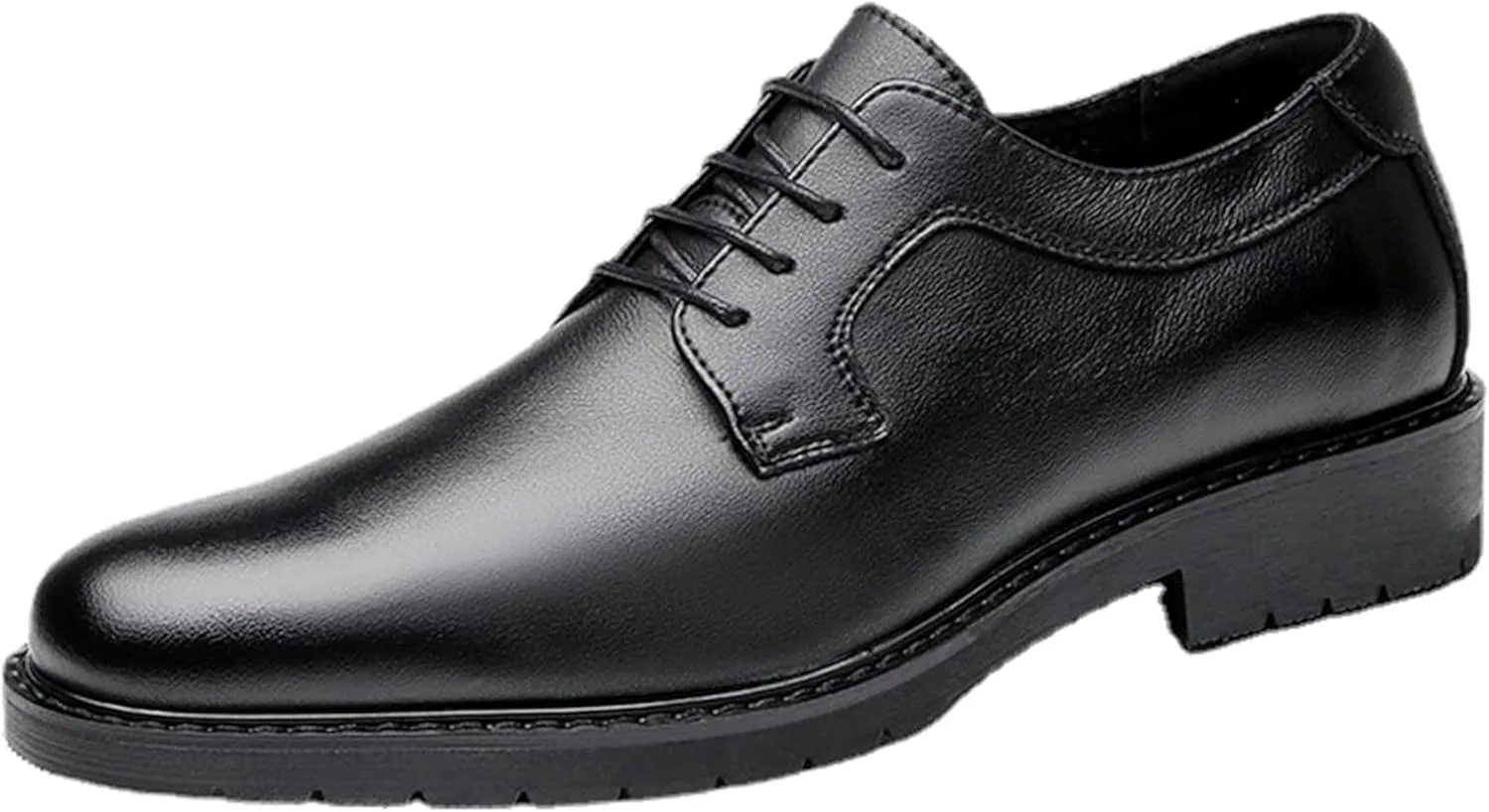 Men's Business Shoes, Gentlemen's Low Cut Derby Shoes, Elegant Lace up Leather Shoes, Classic Formal Shoes, Youth Wedding Dress Shoes