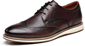 Men's Casual Dress Oxfords Shoes Business Formal Derby Sneakers