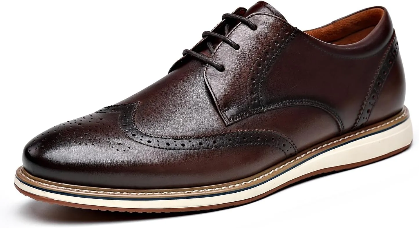 Men's Casual Dress Oxfords Shoes Business Formal Derby Sneakers