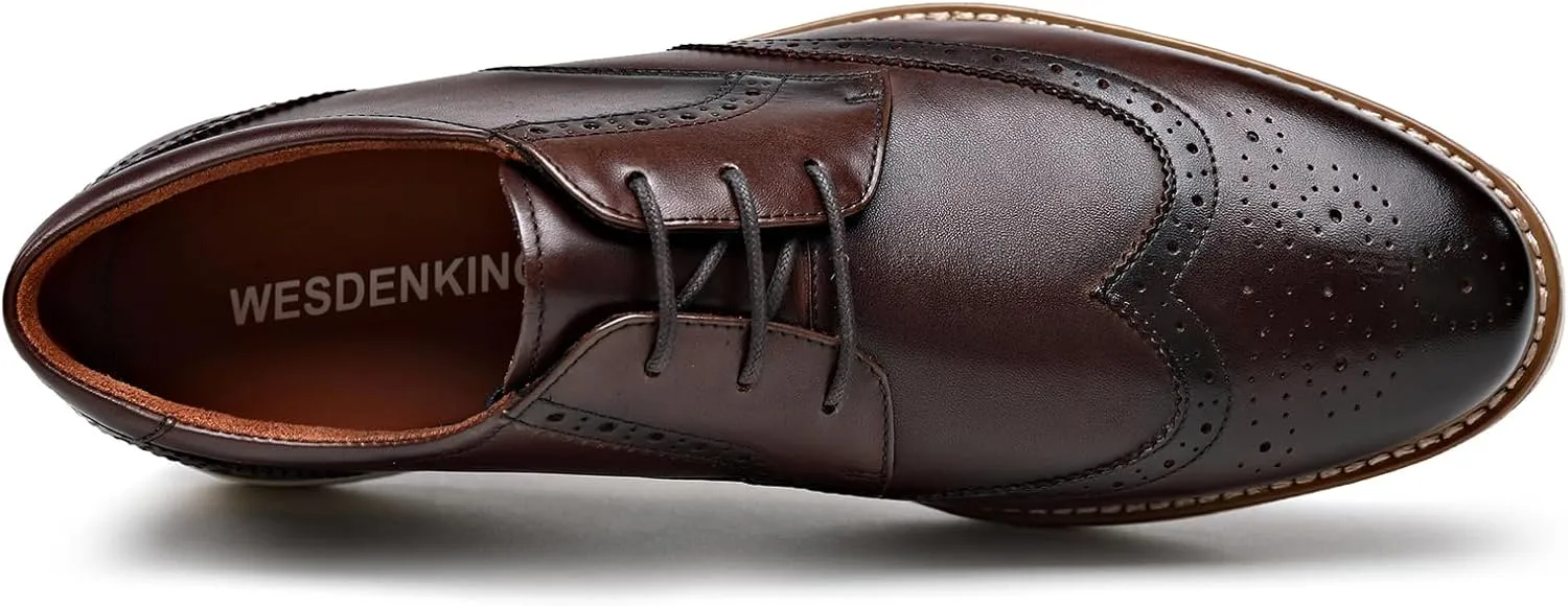 Men's Casual Dress Oxfords Shoes Business Formal Derby Sneakers