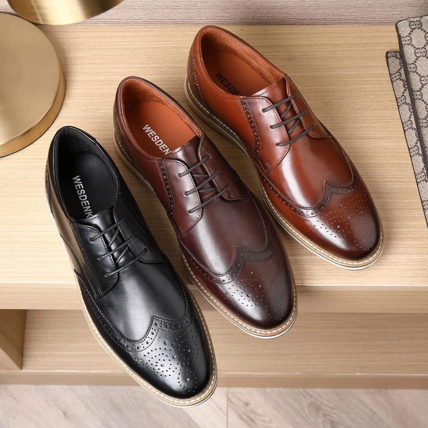 Men's Casual Dress Oxfords Shoes Business Formal Derby Sneakers
