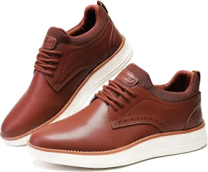 Men's Casual Dress Shoes Semi-Formal Derby Brogue Slip on Oxfords Sneakers