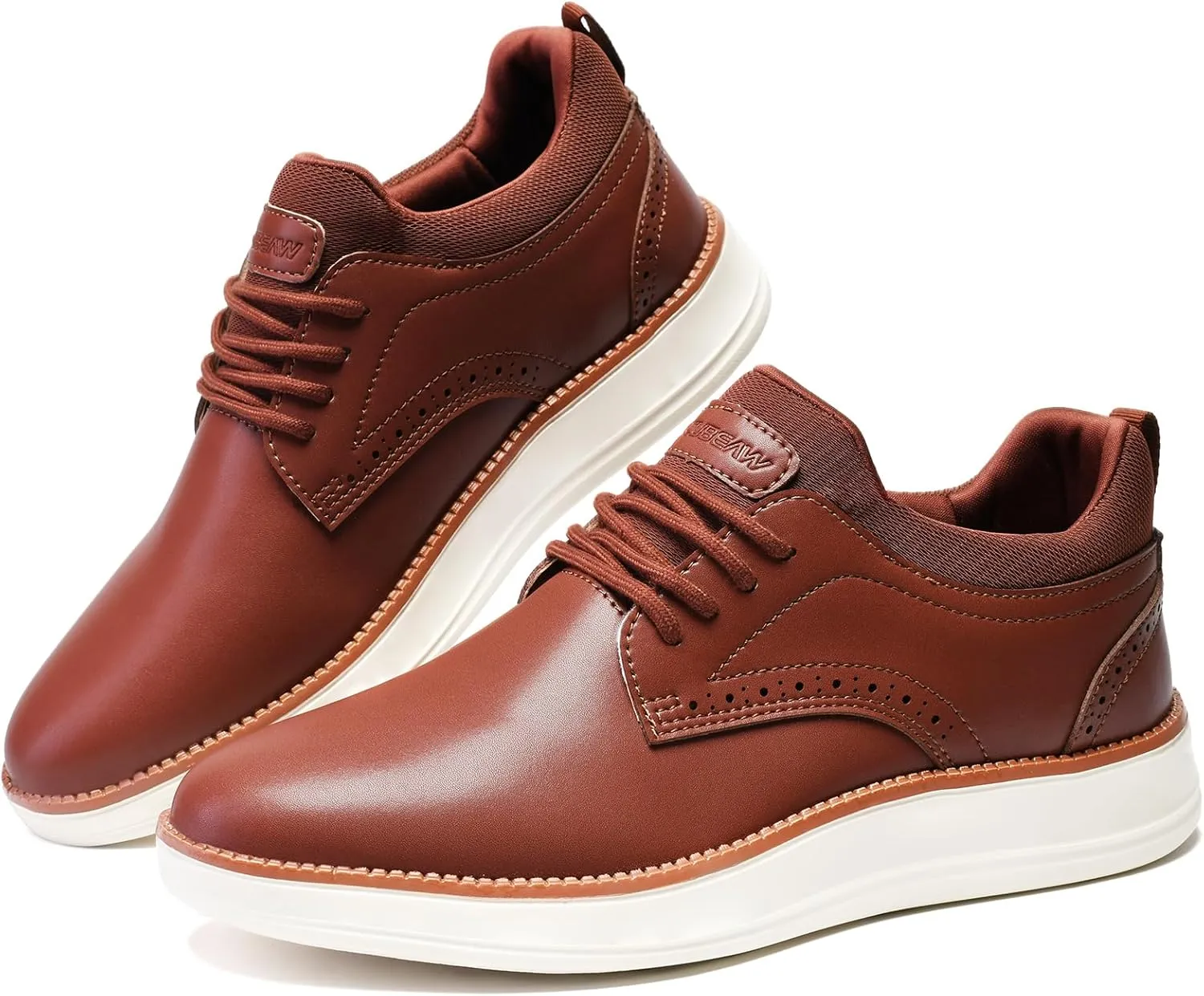 Men's Casual Dress Shoes Semi-Formal Derby Brogue Slip on Oxfords Sneakers