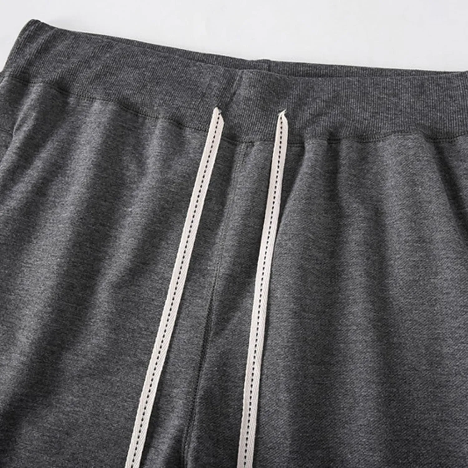 Mens Casual Shorts for Summer Beach Elastic Waist Drawstring Breathable Workout Short Pants Walking Exercise Trunks