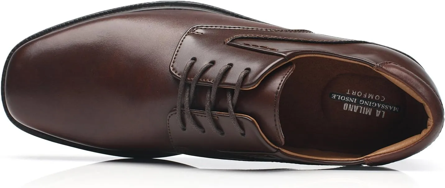 Men's Classic Modern Wide Width Plain Toe Oxford