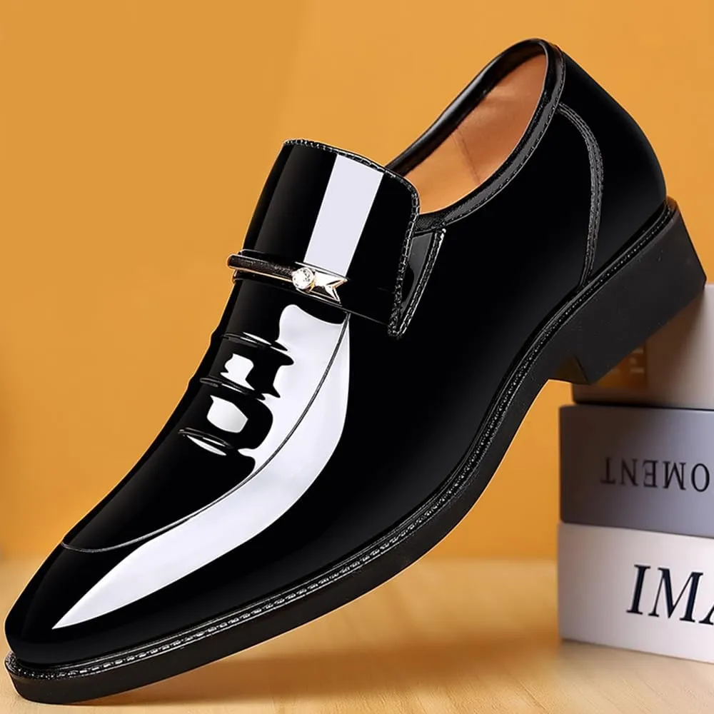 Men's Dress Shoes Business Shoes Patent Leather Formal Derby Fashion Oxford Tuxedo Shoes
