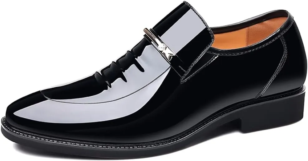 Men's Dress Shoes Business Shoes Patent Leather Formal Derby Fashion Oxford Tuxedo Shoes