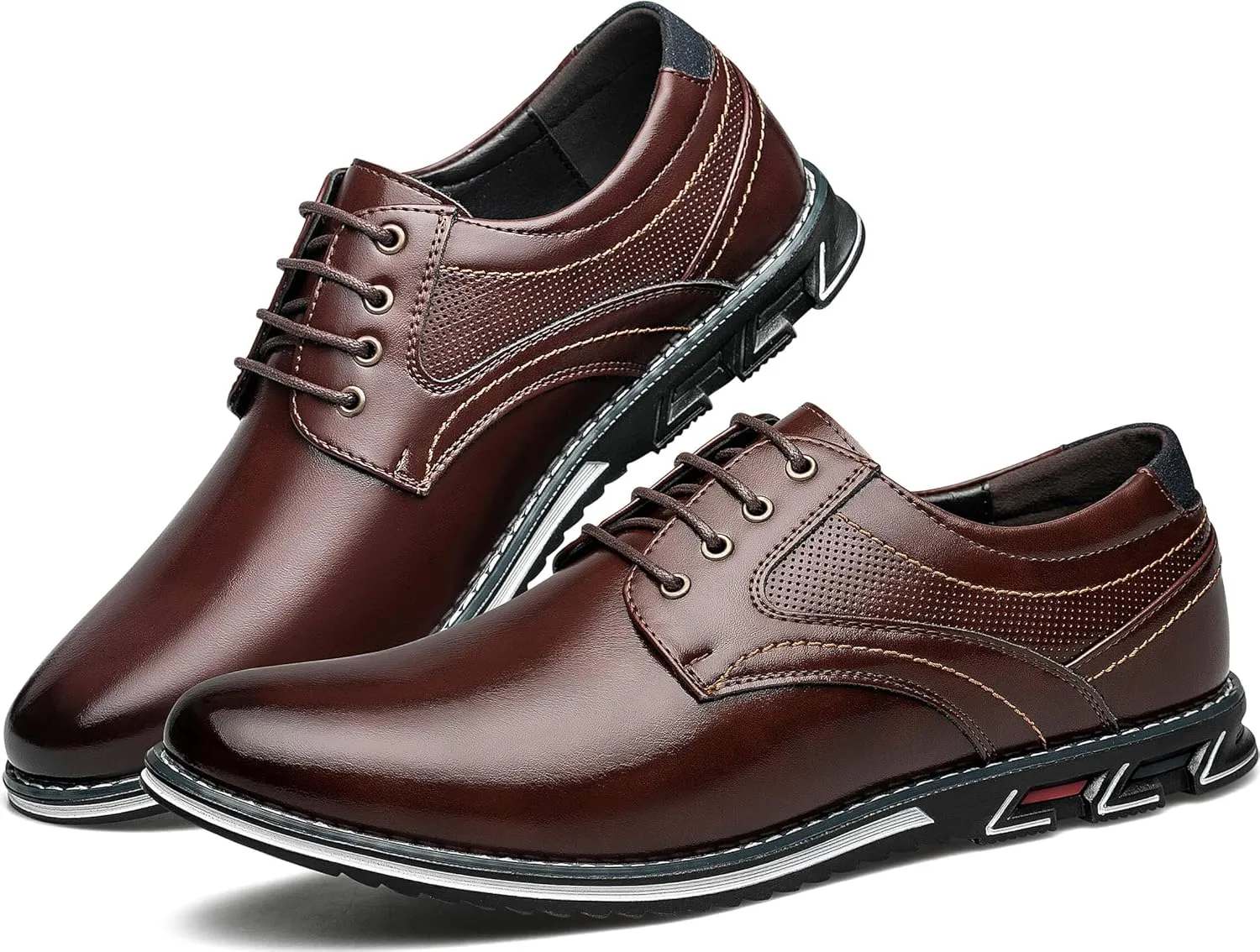 Men's Dress Shoes Comfort Soft Men Oxford Superior Flexural Leather Fashion Dress Sneakers Business Casual Derby Shoe