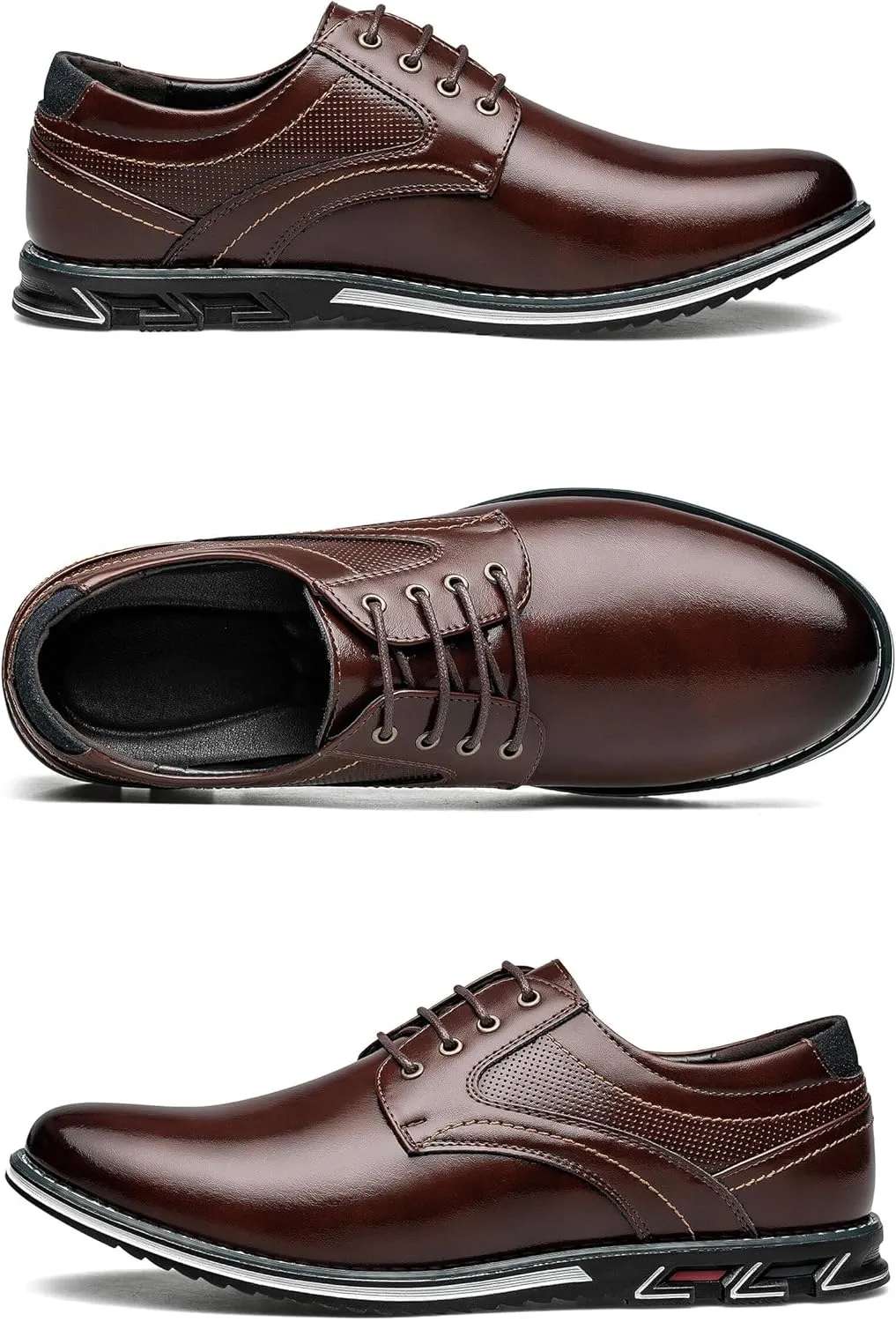 Men's Dress Shoes Comfort Soft Men Oxford Superior Flexural Leather Fashion Dress Sneakers Business Casual Derby Shoe