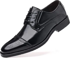 Men's Dress Shoes Lace-ups Formal Business Shoes Comfortable Brogues Derbys Oxford Shoes for Party and Wedding