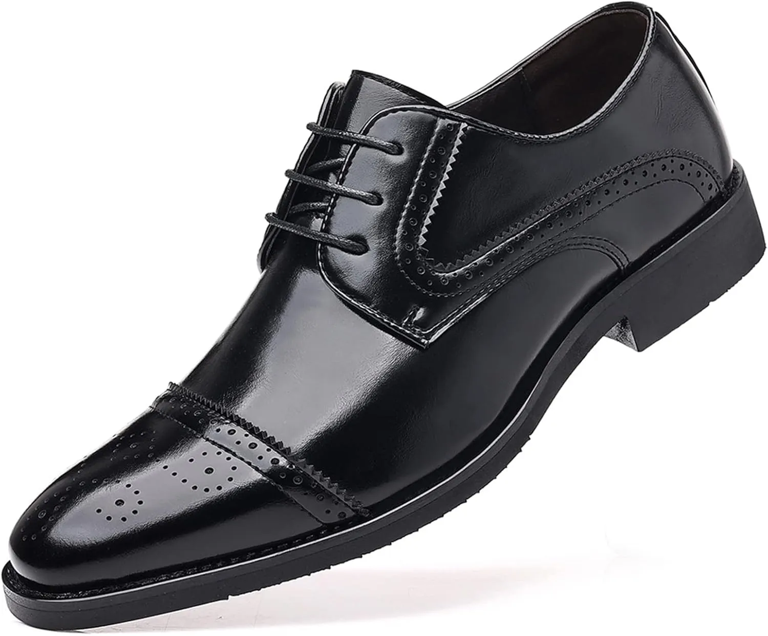 Men's Dress Shoes Lace-ups Formal Business Shoes Comfortable Brogues Derbys Oxford Shoes for Party and Wedding