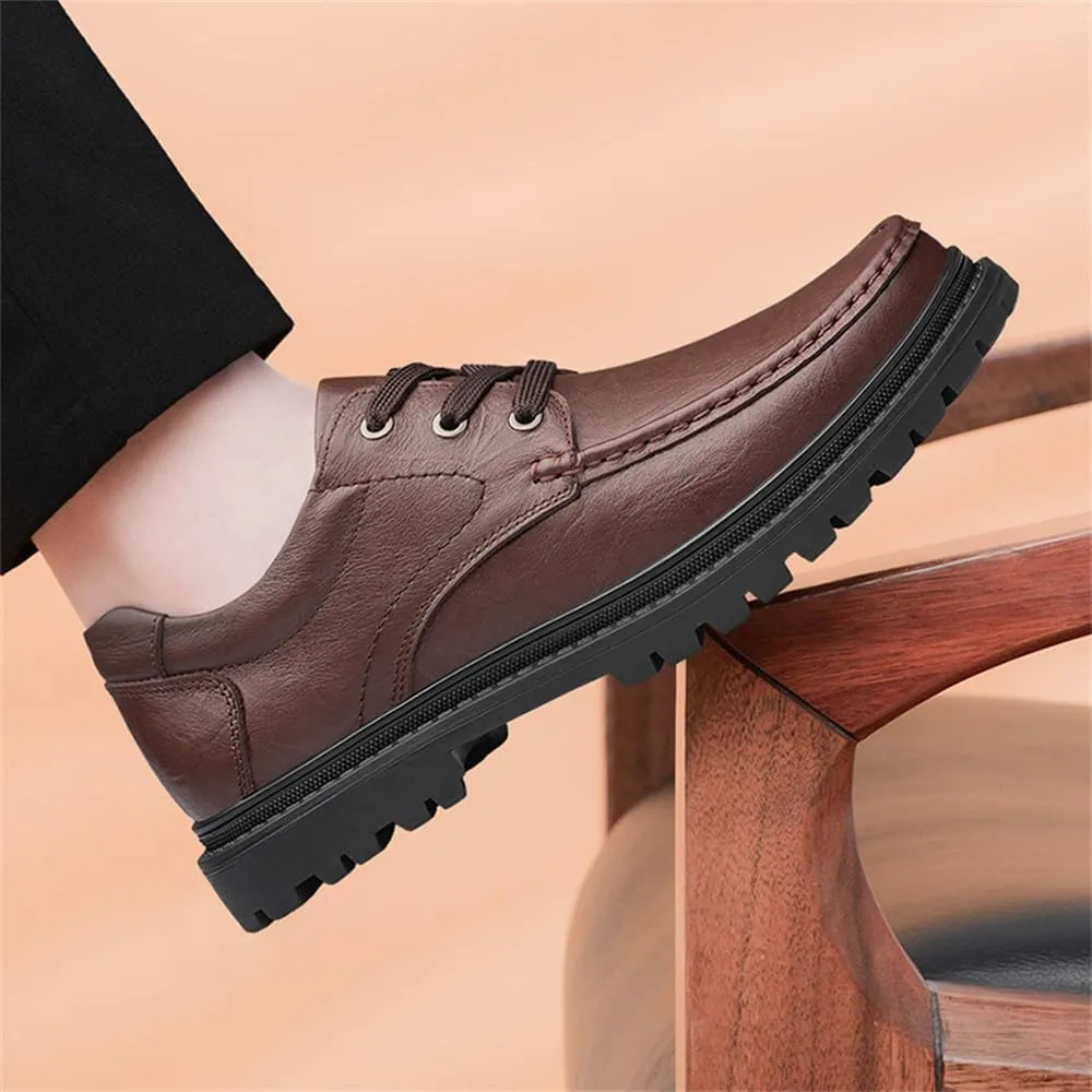 Men's Dress Shoes Oxford Shoes Classic Casual Lace up Formal Business Derby Shoes for Men