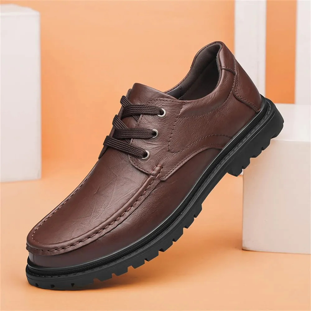 Men's Dress Shoes Oxford Shoes Classic Casual Lace up Formal Business Derby Shoes for Men