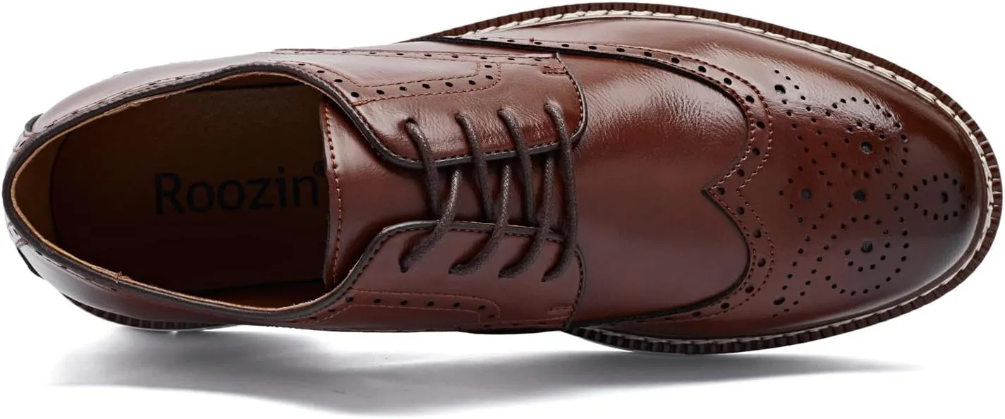 Men's Dress Shoes Oxford Shoes Formal Dress Shoes for Men Business Derby Shoes.