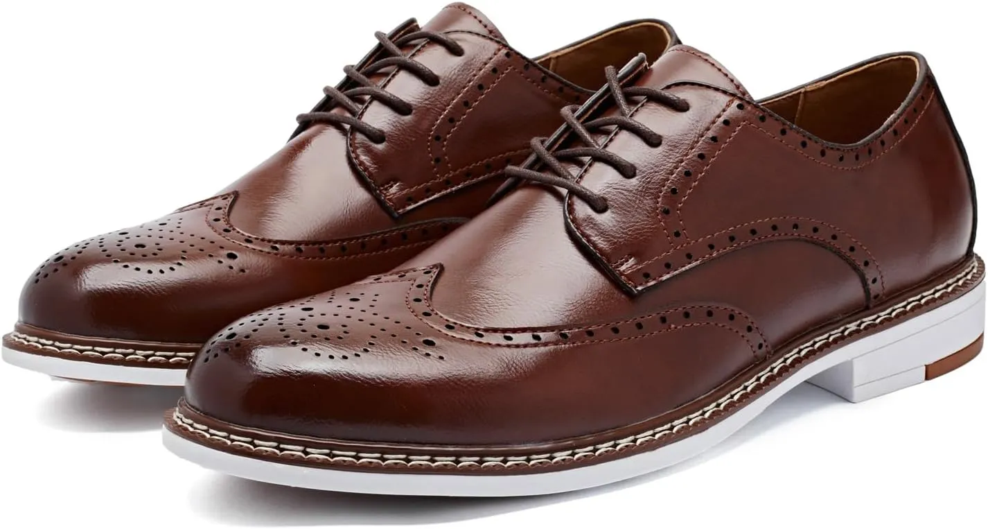 Men's Dress Shoes Oxford Shoes Formal Dress Shoes for Men Business Derby Shoes.