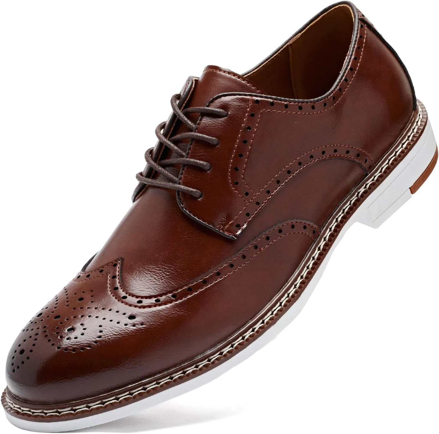 Men's Dress Shoes Oxford Shoes Formal Dress Shoes for Men Business Derby Shoes.