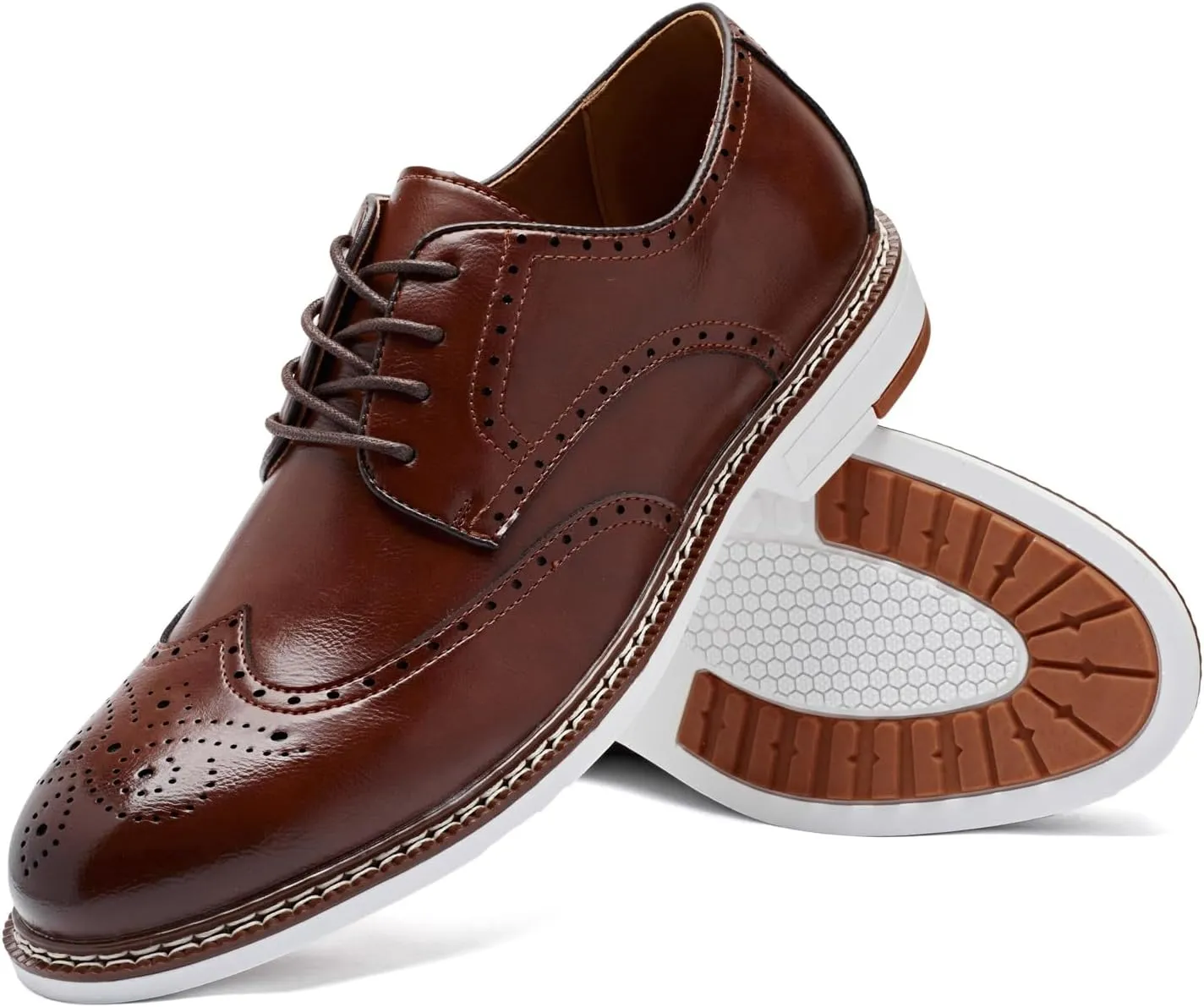 Men's Dress Shoes Oxford Shoes Formal Dress Shoes for Men Business Derby Shoes.