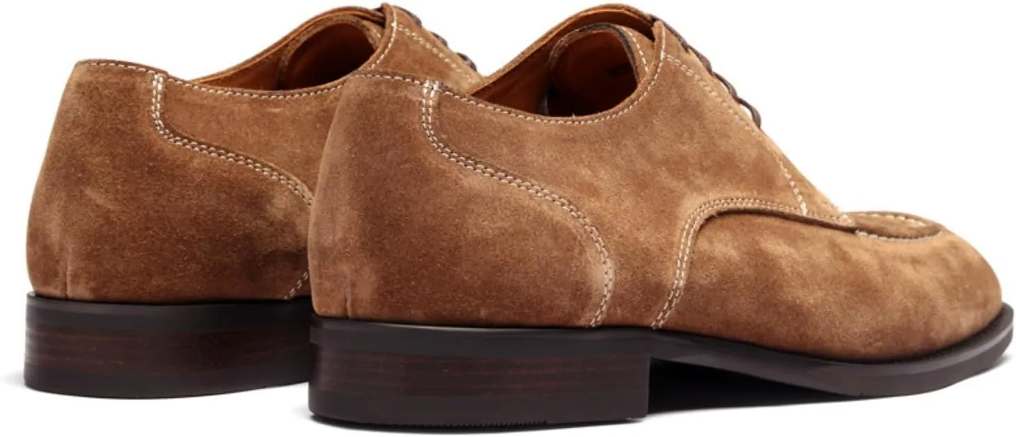 Mens Dress Shoes Suede Leather Derby Oxford Shoes for Men