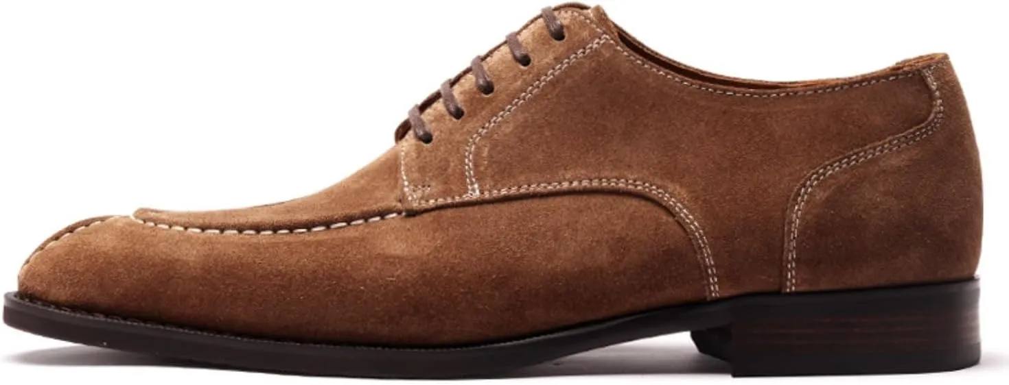 Mens Dress Shoes Suede Leather Derby Oxford Shoes for Men