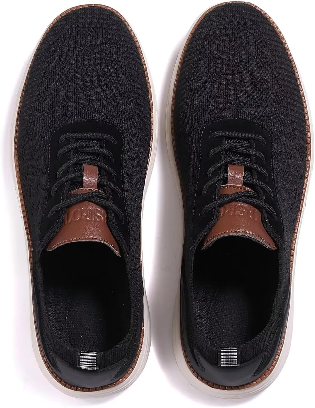 Men's Fashion Dress Sneakers Mesh Oxfords Business Casual Walking Shoes Knit Lightweight Tennis Footwear