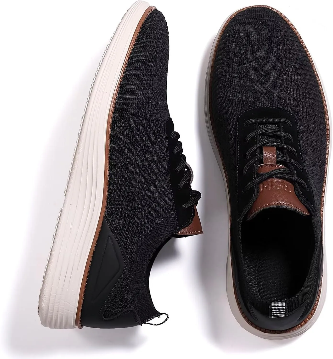 Men's Fashion Dress Sneakers Mesh Oxfords Business Casual Walking Shoes Knit Lightweight Tennis Footwear