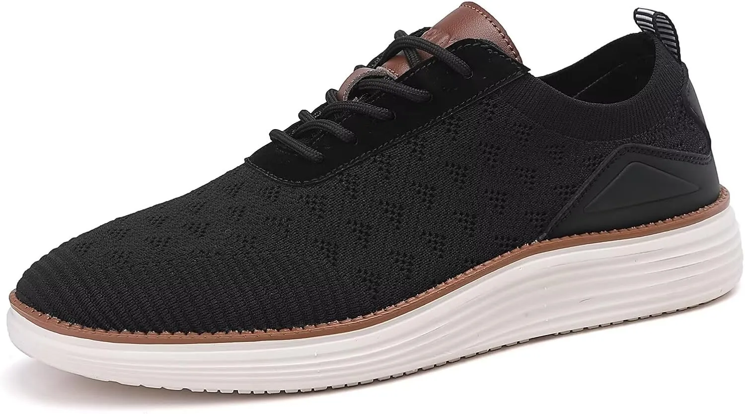Men's Fashion Dress Sneakers Mesh Oxfords Business Casual Walking Shoes Knit Lightweight Tennis Footwear