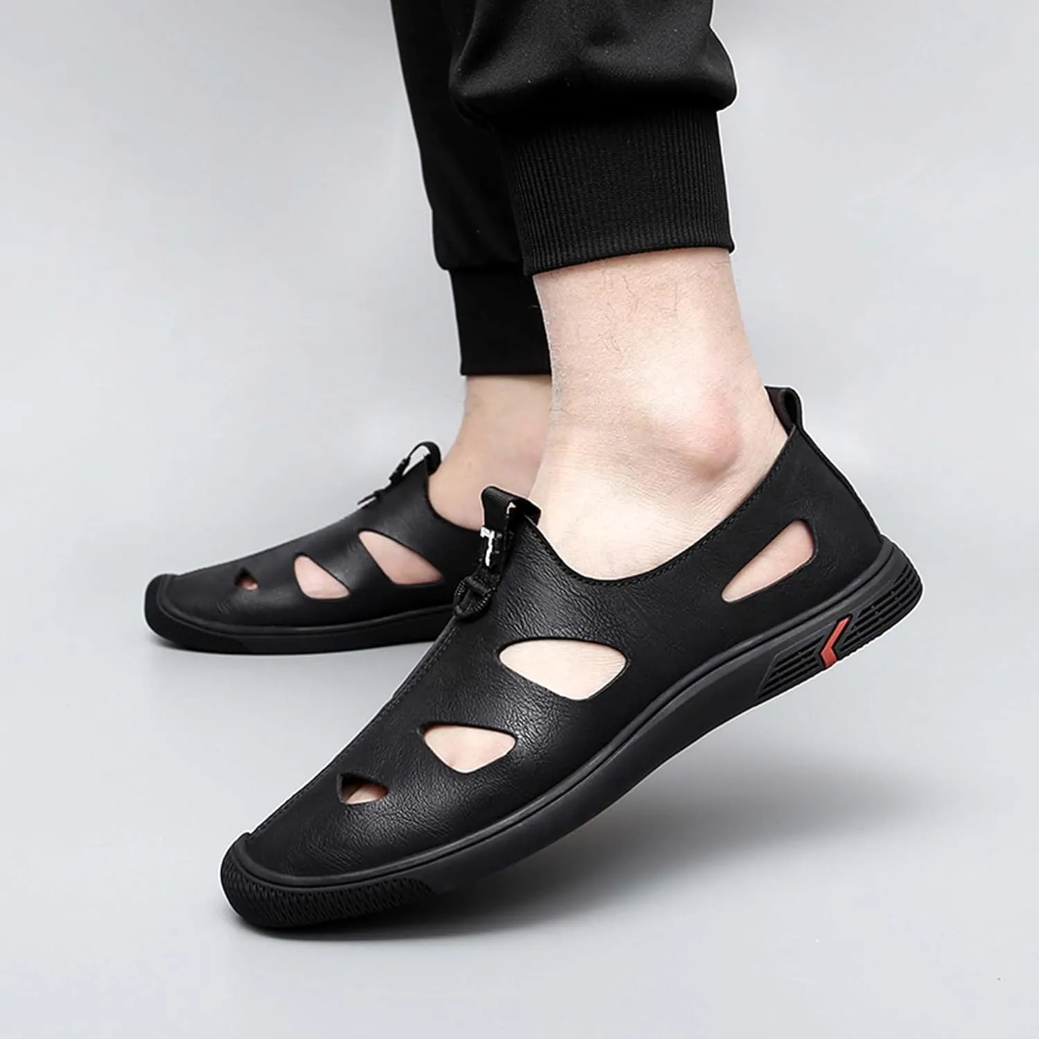 Men's Formal Shoes Oxford Casual Retro Classic Comfortable Formal Derby Men's Business Formal Shoes, Closed Toe Shallow Mouth Wide Casual Shoes Comfortable Driving Walking Shoes，Wading Shoes