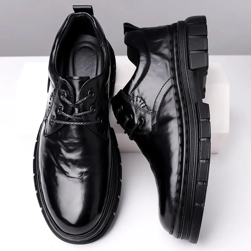 Men's Increase Dress Shoes Gentleman Wedding Business Shoes Work Office Party Casual Oxfords Shoes
