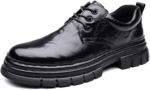 Men's Increase Dress Shoes Gentleman Wedding Business Shoes Work Office Party Casual Oxfords Shoes