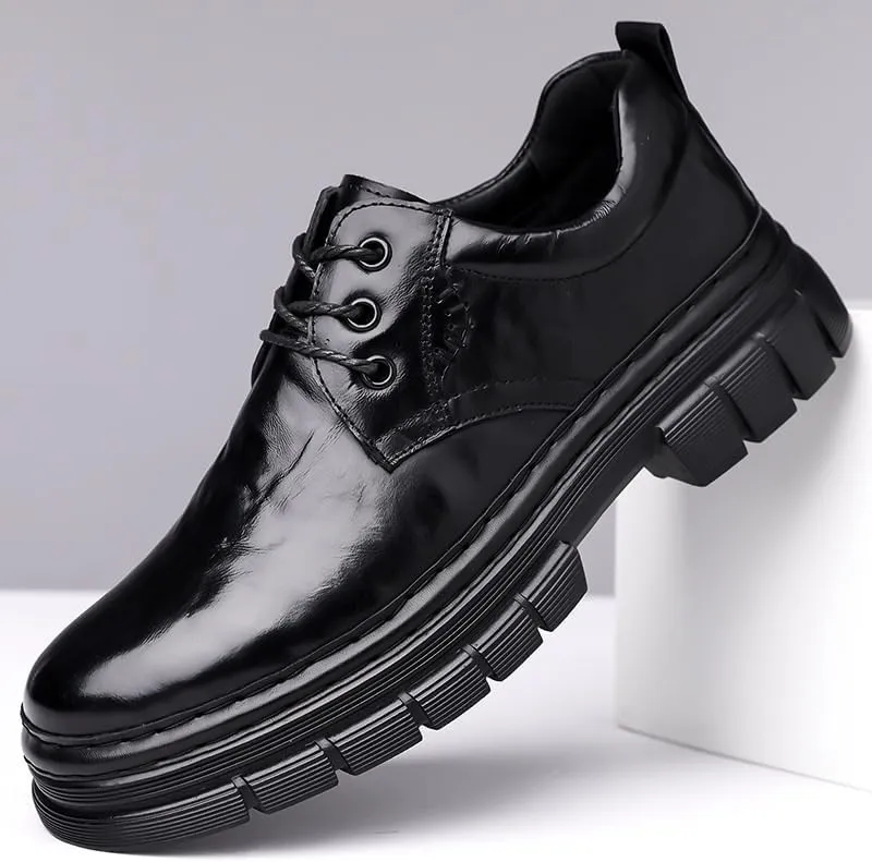 Men's Increase Dress Shoes Gentleman Wedding Business Shoes Work Office Party Casual Oxfords Shoes