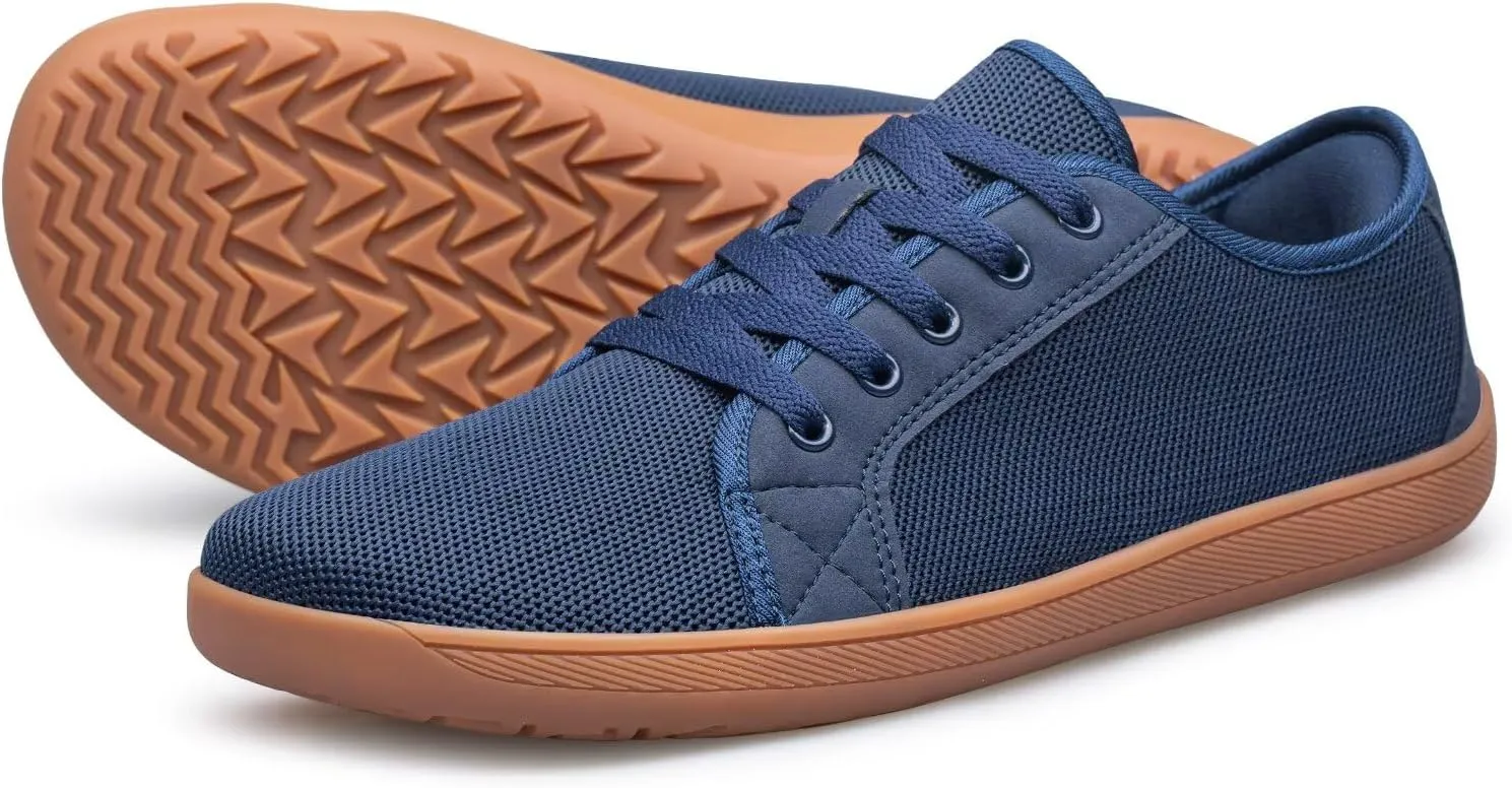 Mens Indoor Flat Shoes Wide Toe Barefoot House Sneakers Casual Breathable Comfortable