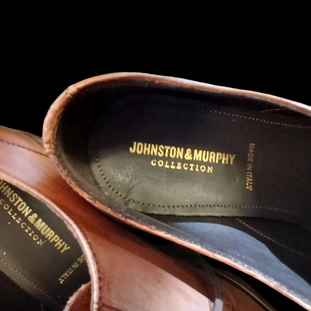 Men's Johnston Murphy Ashford Cap Toe Brown Size 12M