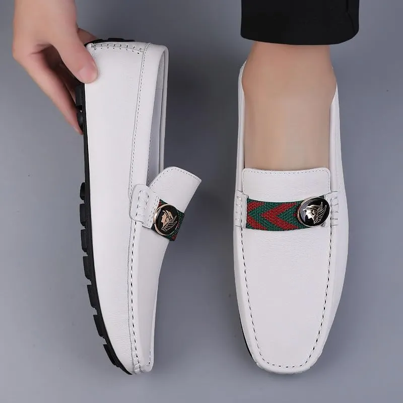 Men's Leather Dress Shoes Modern Leather Business Casual Comfort Formal Oxfords Shoes for Men