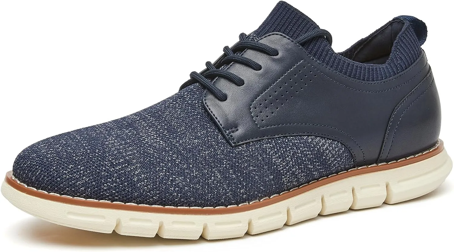 Men's Lightweight Dress Sneakers Casual Dress Shoes Comfortable Oxford Shoes for Business Work Office Walking