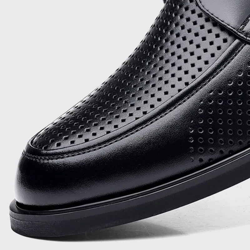 Men's Low Top Formal Business Oxford Shoes - Stylish Derby Sneakers for Office and Formal Occasions