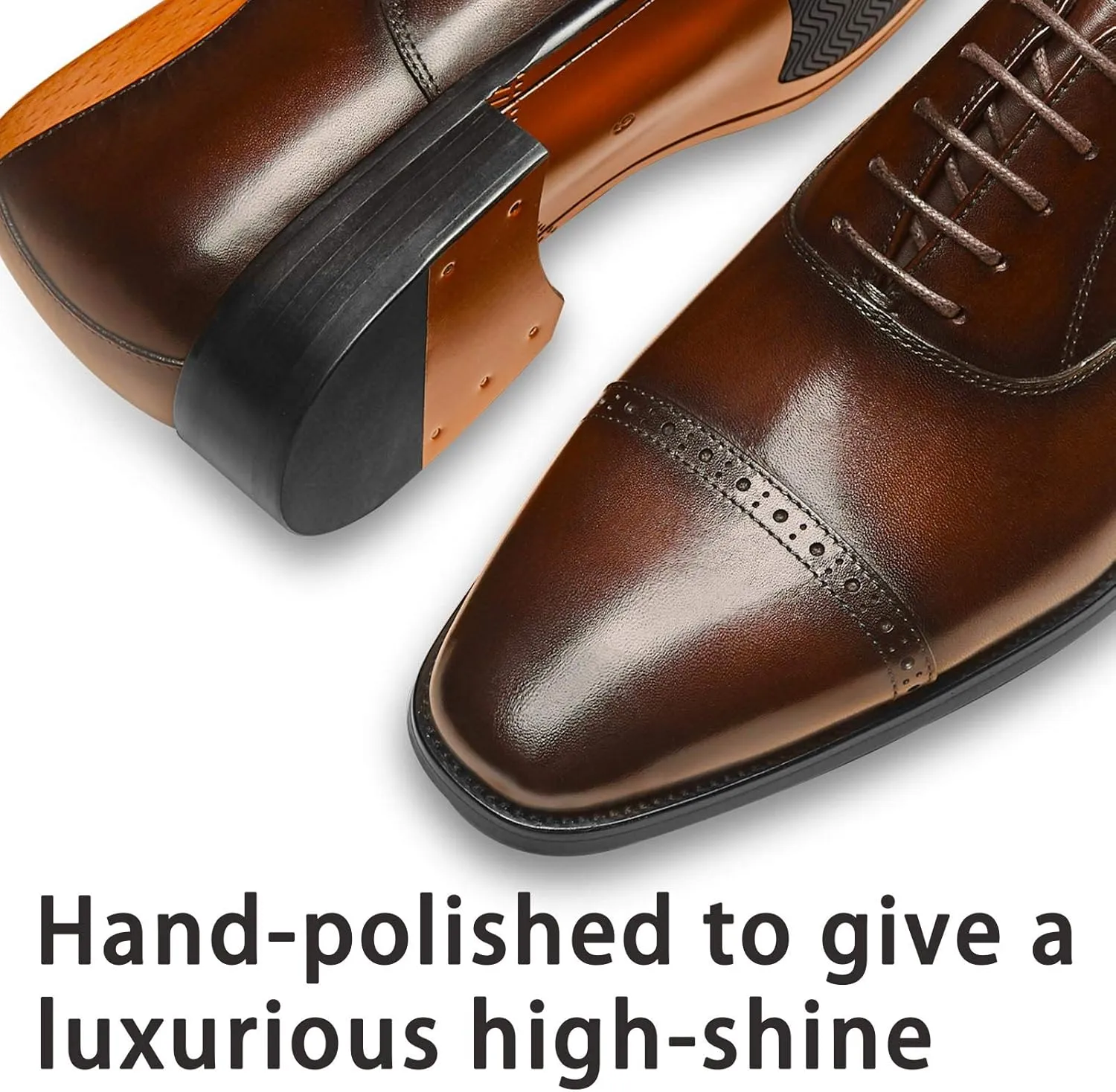 Men's Oxford Formal Comfortable Dress Shoes Genuine Leathers