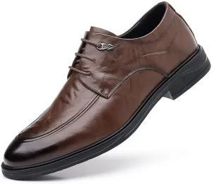 Mens Oxford Men's Luxury Brogue Oxfords Shoes Formal Business Casual Oxford Trendy Plaid Upper Tuxedo Shoes for Men Non Slip Casual Business Work Breathable Formal Shoes Dress Shoes(9)