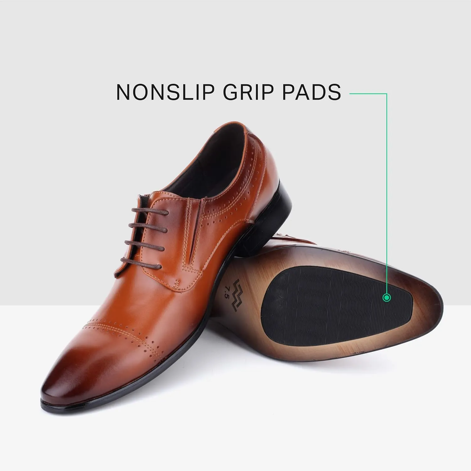 Mens Oxford Shoes Formal Leather Mens Dress Shoes - Men Wedding Shoes in A Bag