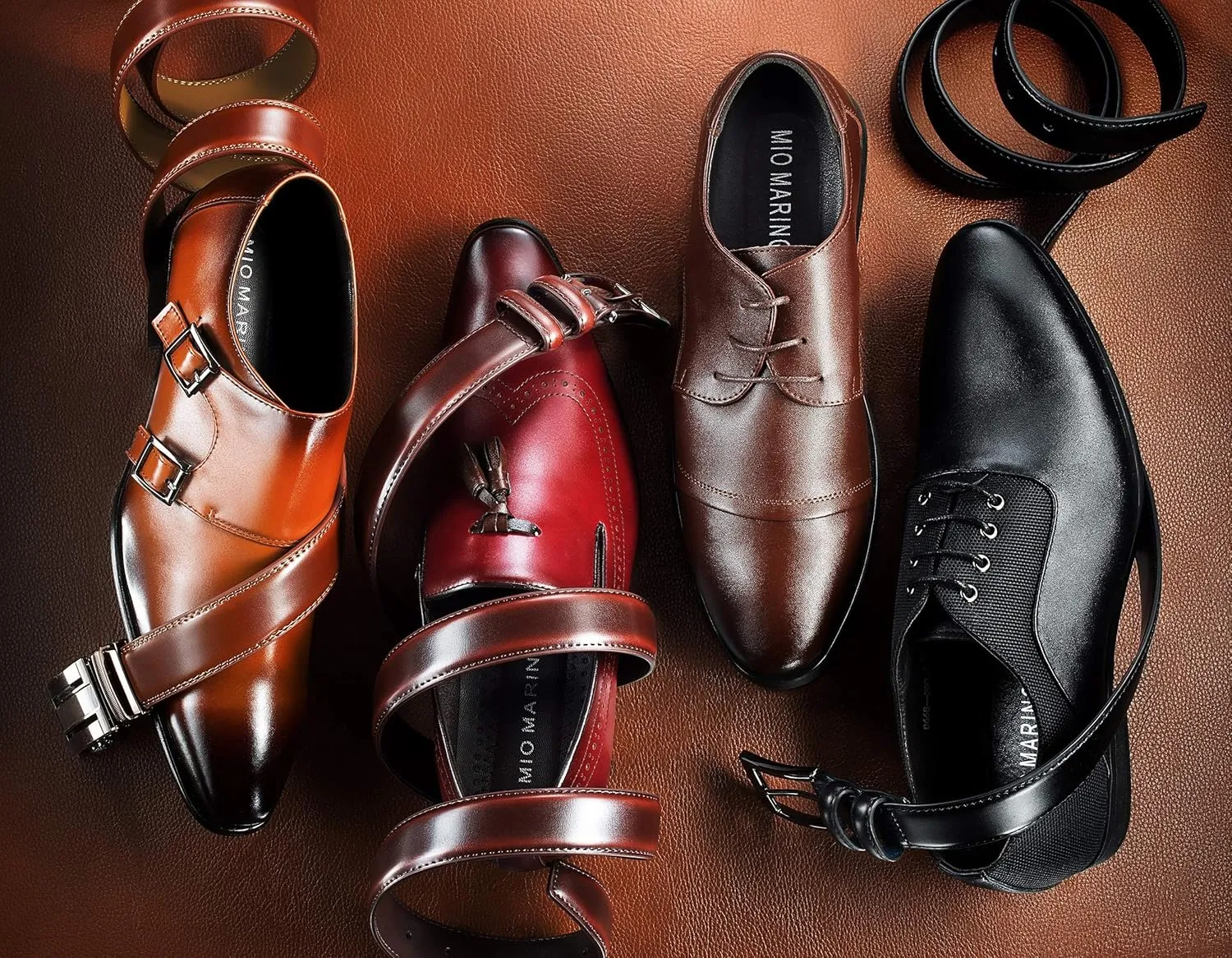 Mens Oxford Shoes Formal Leather Mens Dress Shoes - Men Wedding Shoes in A Bag